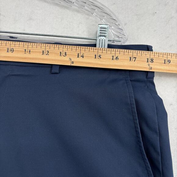 Walter Hagen Mens Golf Pants Size 36 x 34 Navy Blue Quick Dry Trouser Flat Front - Picture 9 of 12